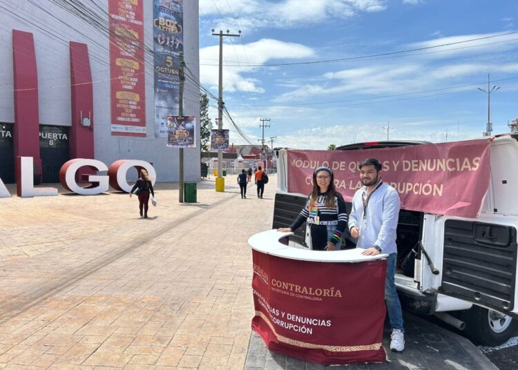Instalan módulo de quejas y denuncias contra la corrupción en la Feria  Pachuca, Hidalgo 2024